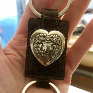 Vintage Western Styled Heart Keychain